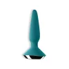 SATISFYER – Plug-ilicious 1 vibrációs anál plug, újratölthető, türkiz, 13,5 cm