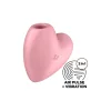 SATISFYER – Cutie Heart léghullámos csiklóizgató, újratölthető, rózsaszín
