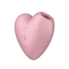 SATISFYER – Cutie Heart léghullámos csiklóizgató, újratölthető, rózsaszín