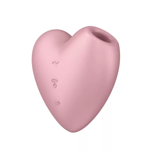 SATISFYER – Cutie Heart léghullámos csiklóizgató, újratölthető, rózsaszín