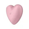 SATISFYER – Cutie Heart léghullámos csiklóizgató, újratölthető, rózsaszín