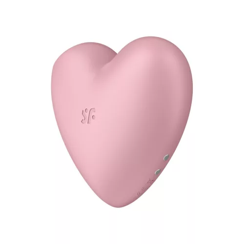 SATISFYER – Cutie Heart léghullámos csiklóizgató, újratölthető, rózsaszín
