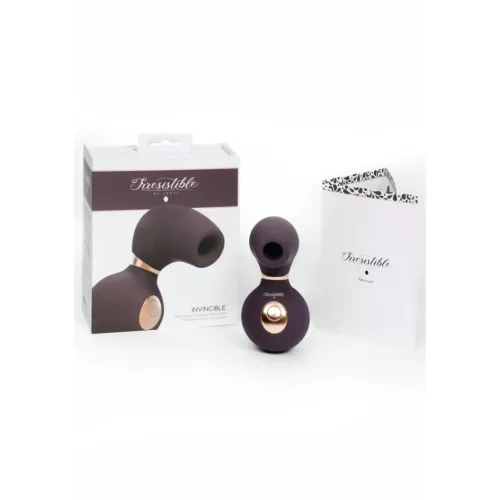 IRRESISTIBLE – Invincible léghullámos csiklóizgató, újratölthető, lila