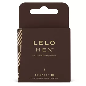 LELO – HEX Respect óvszer, extra nagy méret, 3 db