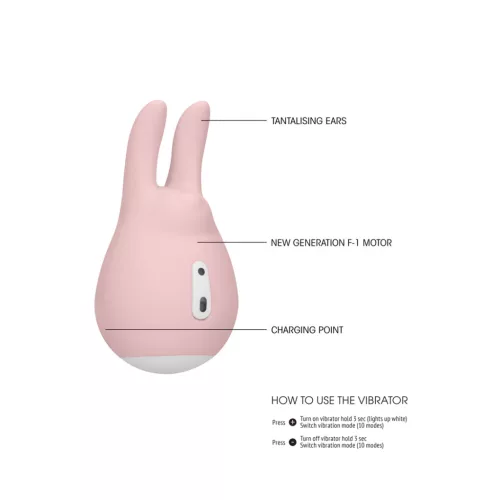 LOVELINE – Love Bunny újratölthető nyuszis csiklóizgató