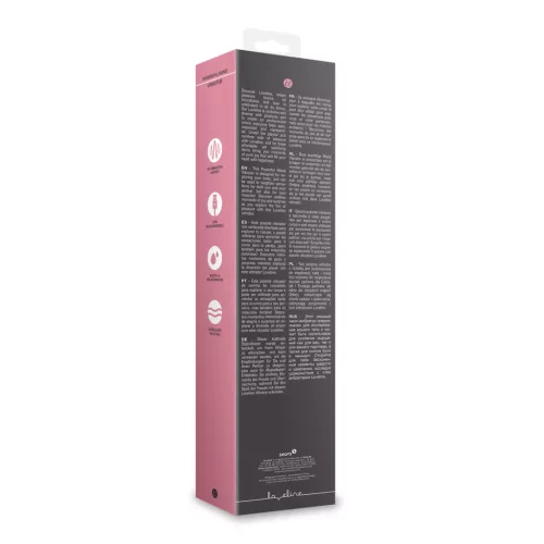 LOVELINE – Charbone nagy teljesítményű wand vibrátor, újratölthető, grafitszürke