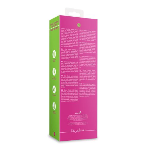 LOVELINE – Nyelvmozgásos és melegítő funkciós nyuszivibrátor, újratölthető, rózsaszín