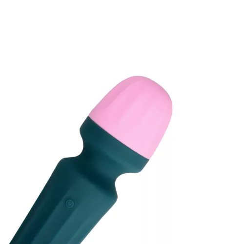 LOVELINE - Mini Wand vibrációs masszírozó, 7 rezgésmód, újratölthető, óceánkék