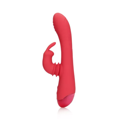 LOVELINE – Brighto Red lengő karos nyuszivibrátor, 2 motor, újratölthető, piros
