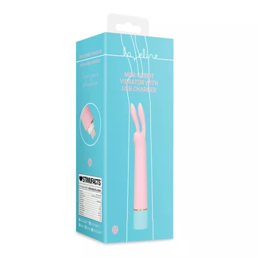 LOVELINE – Mini nyuszis vibrátor, újratölthető, cseresznyepiros