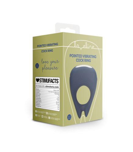 LOVELINE - Akkus vibrációs péniszgyűrű, kék