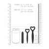 OUCH! – Szilikon tágító szett vibrációs kiegészítővel, 5 méret