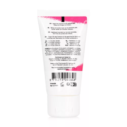 PHARMQUESTS – Málna ízű testzselé, 50 ml