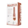REALROCK – Vibráló és lökő dildó tapadókoronggal, újratölthető, 20,5 cm