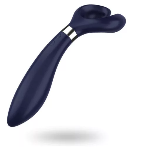 SATISFYER - Endless Fun újratölthető, multifunkciós párvibrátor, kék