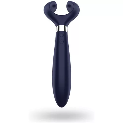 SATISFYER - Endless Fun újratölthető, multifunkciós párvibrátor, kék
