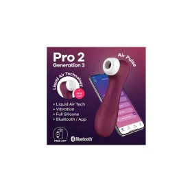   SATISFYER - Pro 2 Gen 3 újratölthető, okos, léghullámos csiklóizgató, piros
