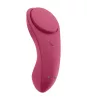 SATISFYER - Sexy Secret okos bugyivibrátor, újratölthető, applikációs, piros