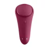 SATISFYER - Sexy Secret okos bugyivibrátor, újratölthető, applikációs, piros
