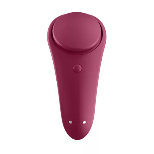 SATISFYER - Sexy Secret okos bugyivibrátor, újratölthető, applikációs, piros