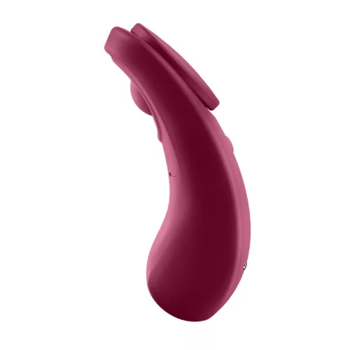 SATISFYER - Sexy Secret okos bugyivibrátor, újratölthető, applikációs, piros