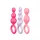 SATISFYER - Booty Call anál plug szett, színes, 3 részes