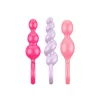 SATISFYER - Booty Call anál plug szett, színes, 3 részes