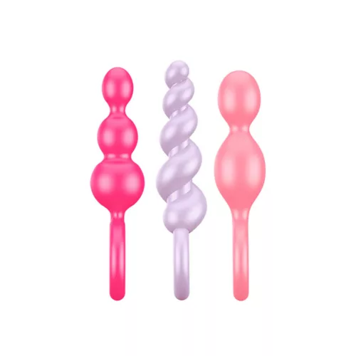 SATISFYER - Booty Call anál plug szett, színes, 3 részes