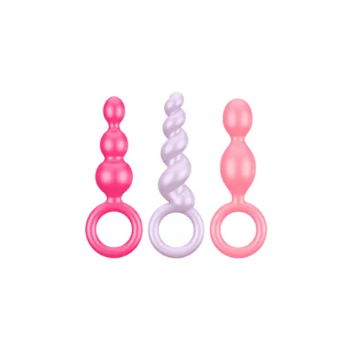 SATISFYER - Booty Call anál plug szett, színes, 3 részes