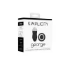 SIMPLICITY – George újratölthető, távirányítós vibrációs tojás