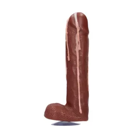   S-LINE – Péniszes szappan herékkel és ondócseppel, 18 cm, barna