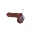 S-LINE – Péniszes szappan herékkel és ondócseppel, 18 cm, barna