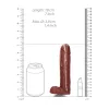 S-LINE – Péniszes szappan herékkel és ondócseppel, 18 cm, barna