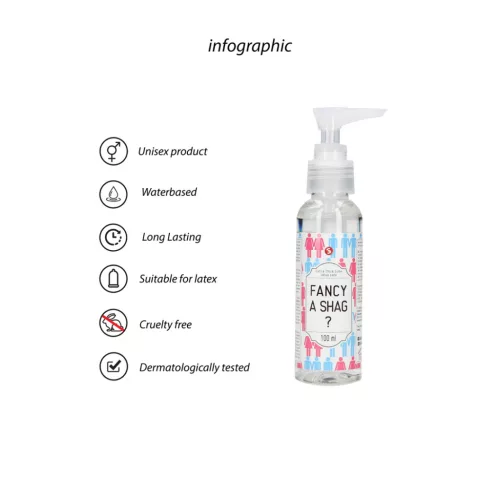 S-LINE – Extra sűrű vízbázisú síkosító, 100 ml, (Fancy A Shag?)
