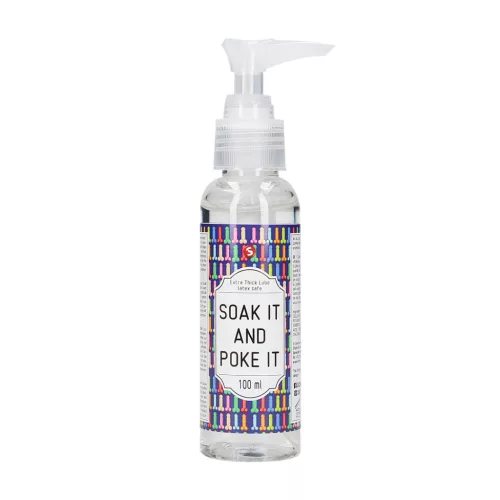 S-LINE – Extra sűrű vízbázisú síkosító, 100 ml (Soak It And Poke It)
