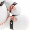 S-LINE – Bondage plüss nyuszi, fehér, bársony