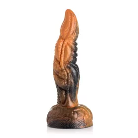   CREATURE COCKS - Ravager textúrált szilikon dildó, 20cm, narancs